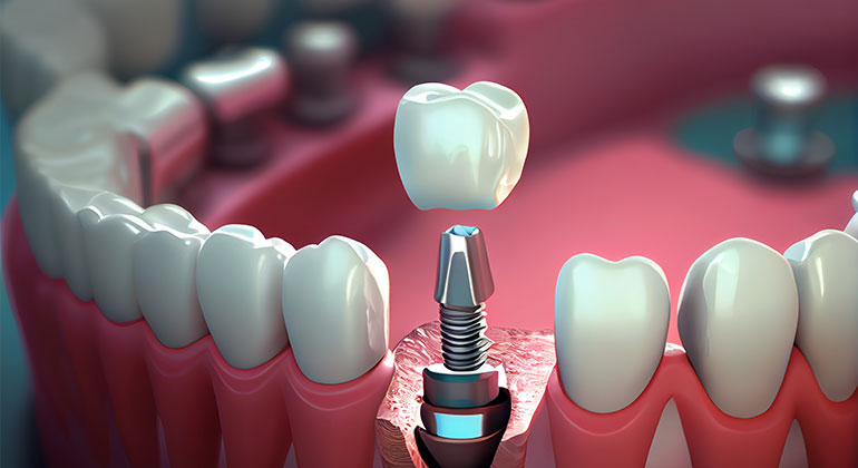 dental implants ai generated structure