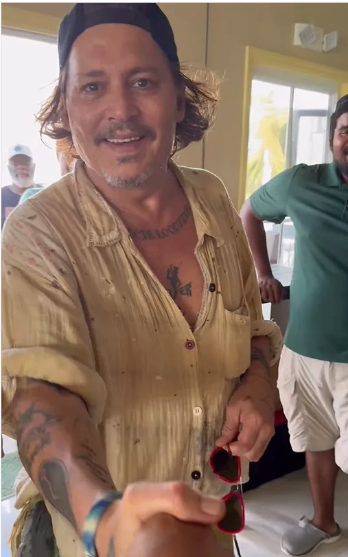 Johnny Depp's teeth after makeover