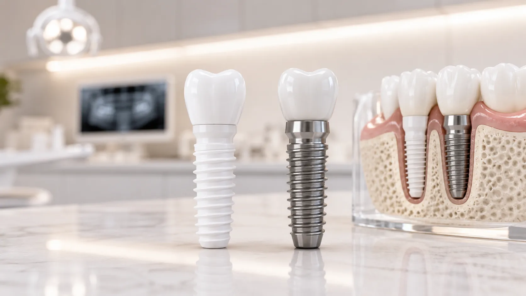 Implants en zirconium vs implants en titane : Lequel est meilleur ? Implants en zirconium vs implants en titane : Lequel est meilleur ?