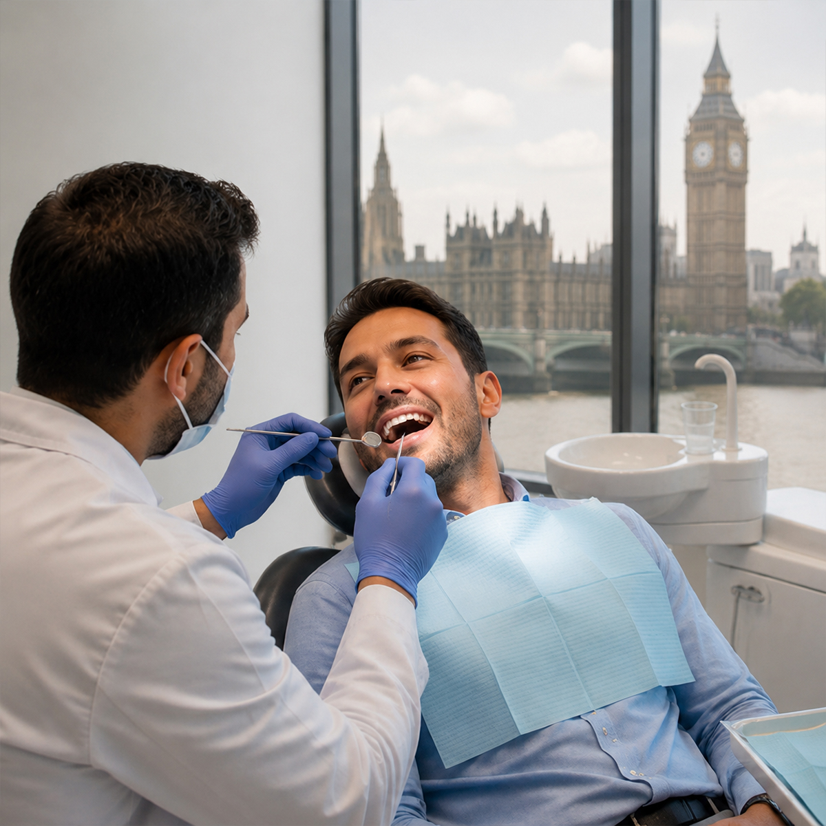 Face-to-face dental consultation at our United Kingdom clinics